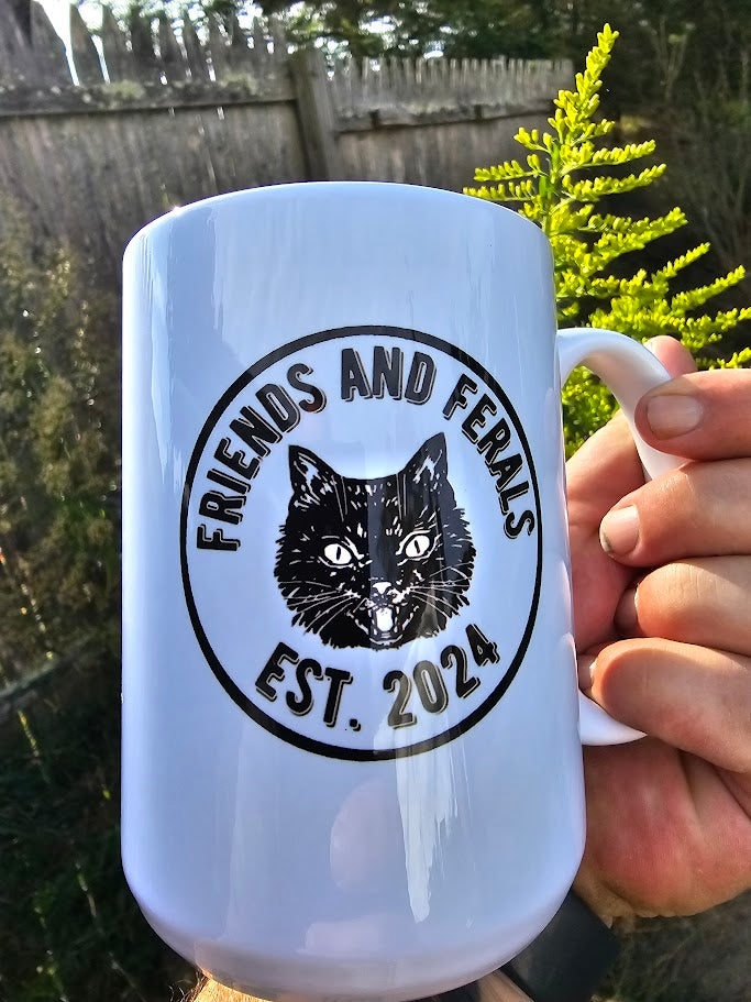Pretty But Feral 15 oz mug