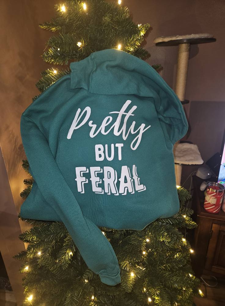 Pretty But Feral Crew Sweatshirt