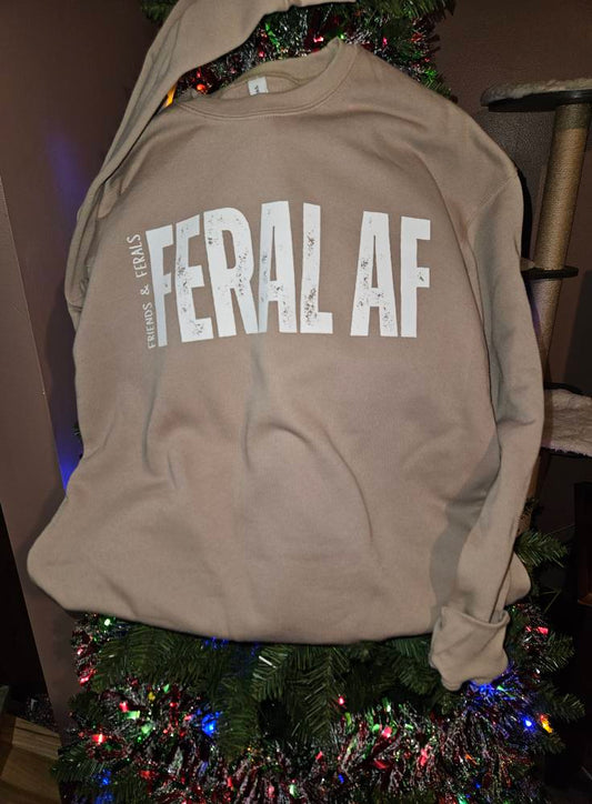 Feral AF Crew sweatshirt