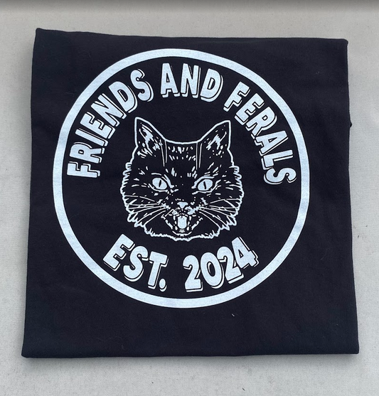 Friends & Ferals front logo T-shirt